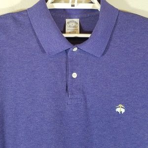 Brooks Brothers Slim Fit L Polo Golf Shirt Purple